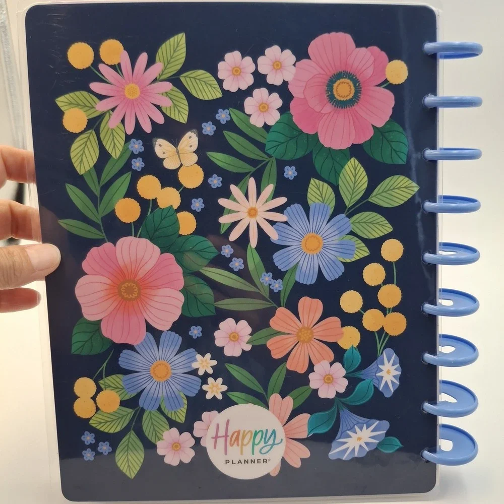 Happy Planner Classic 2026 Paper Raven Co‎ 7x9.25 in. Disc Bound Weekly Monthly